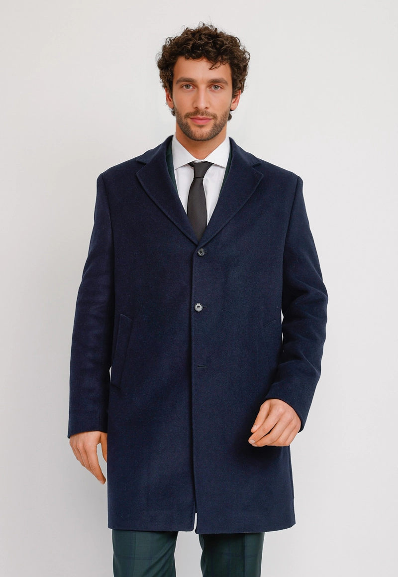 ABRIGO HOMBRE FORMAL VERCELLI VOYAGE AZUL MARINO - 1