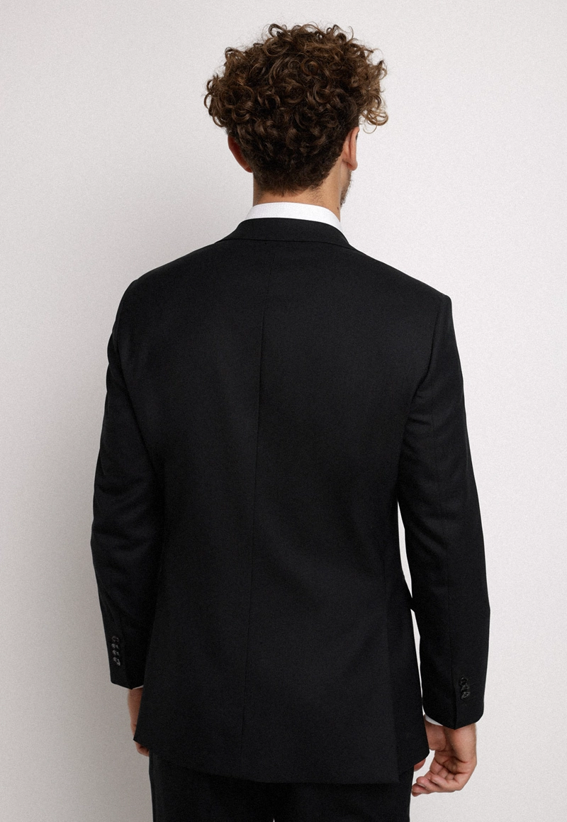 CHAQUETA FORMAL HOMBRE SLIM FIT TRAD S100 LANA NEGRO - 2