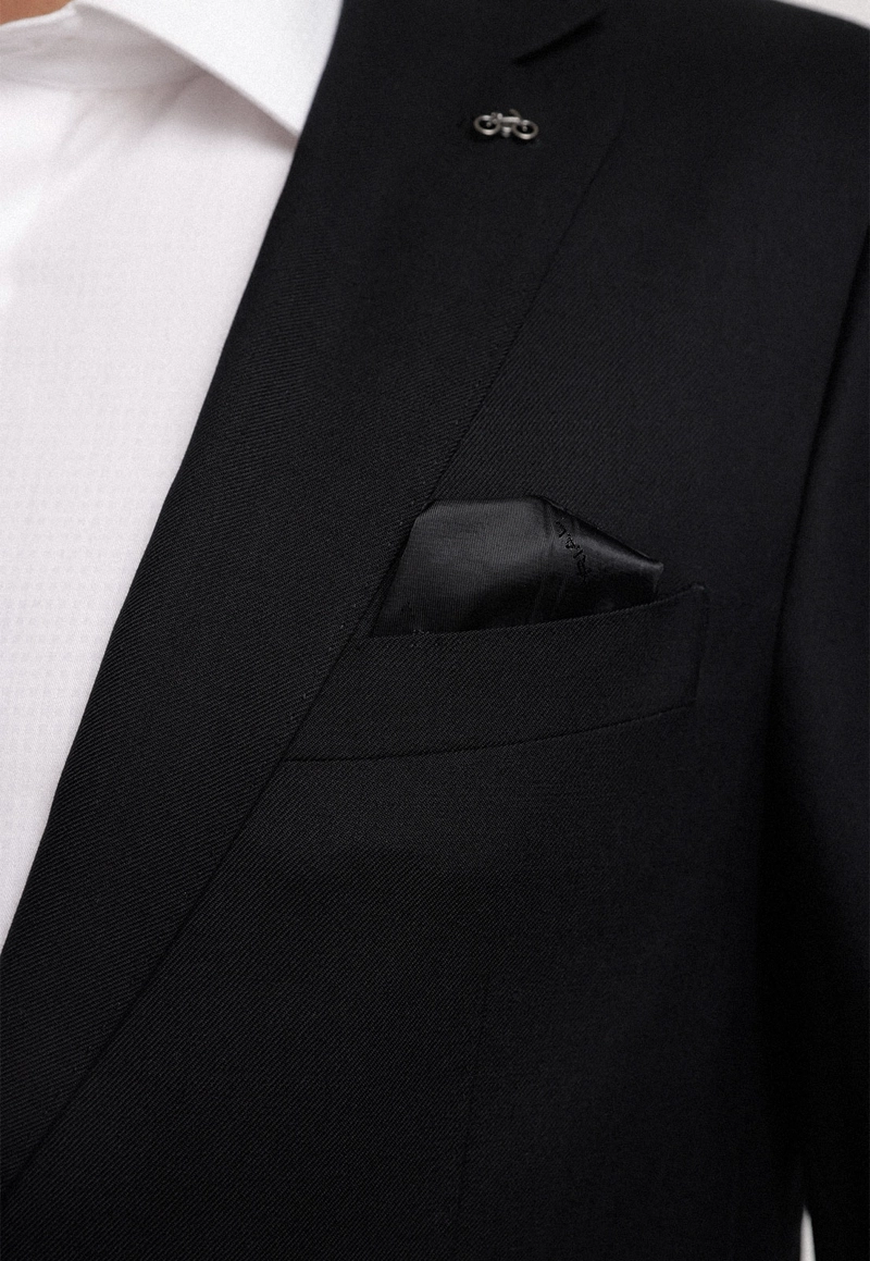 CHAQUETA FORMAL HOMBRE SLIM FIT TRAD S100 LANA NEGRO - 3