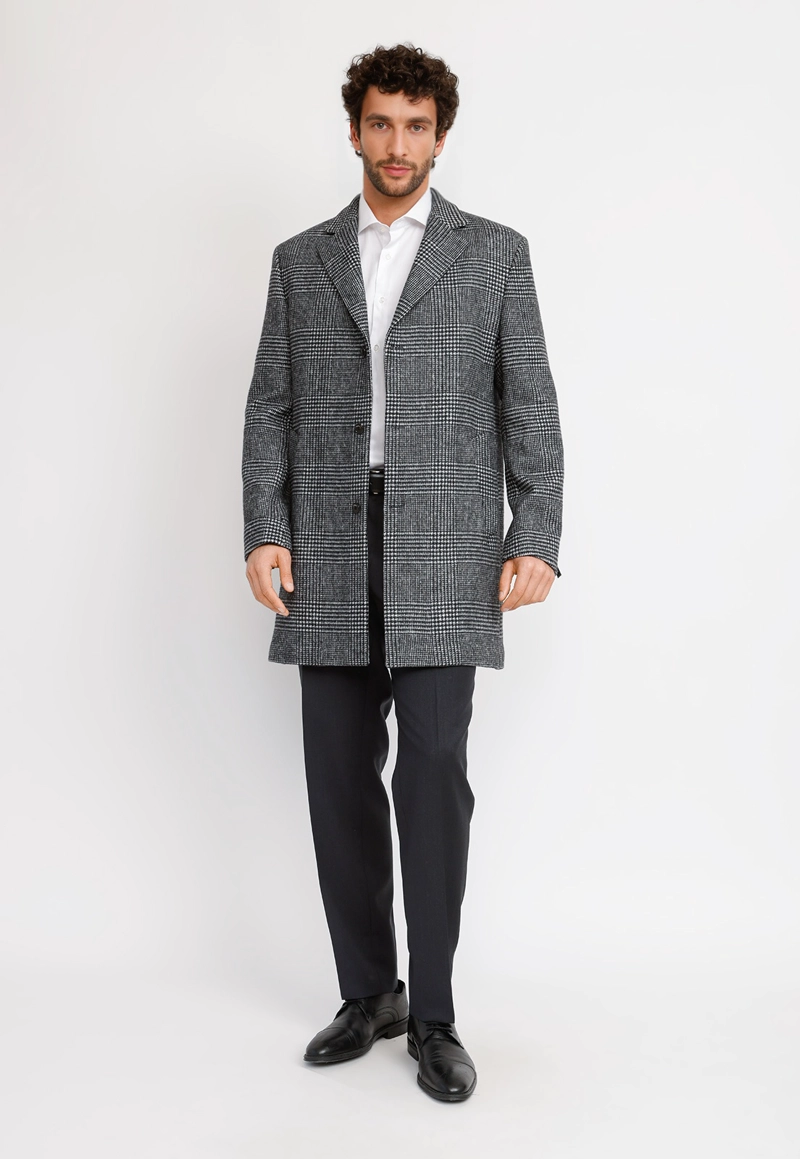 ABRIGO HOMBRE FORMAL VERCELLI VIRGILIO NEGRO - 4