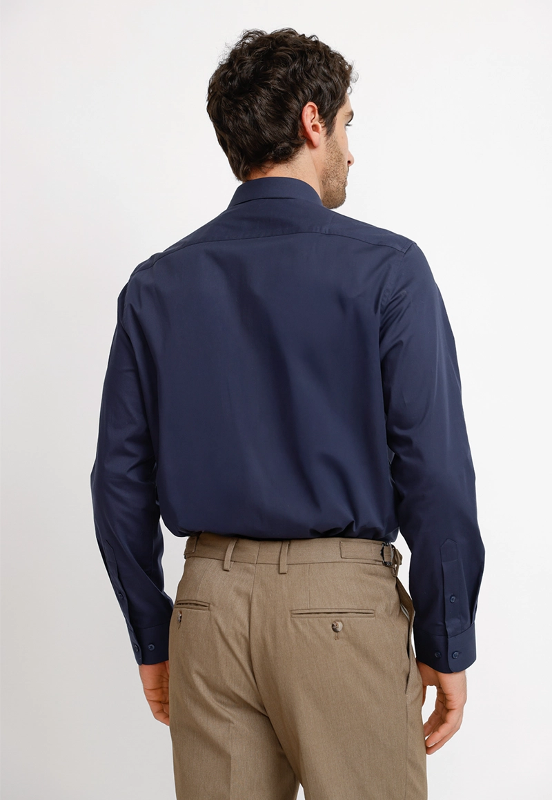 CAMISA FORMAL HOMBRE DYNAMIC AZUL MARINO - 2