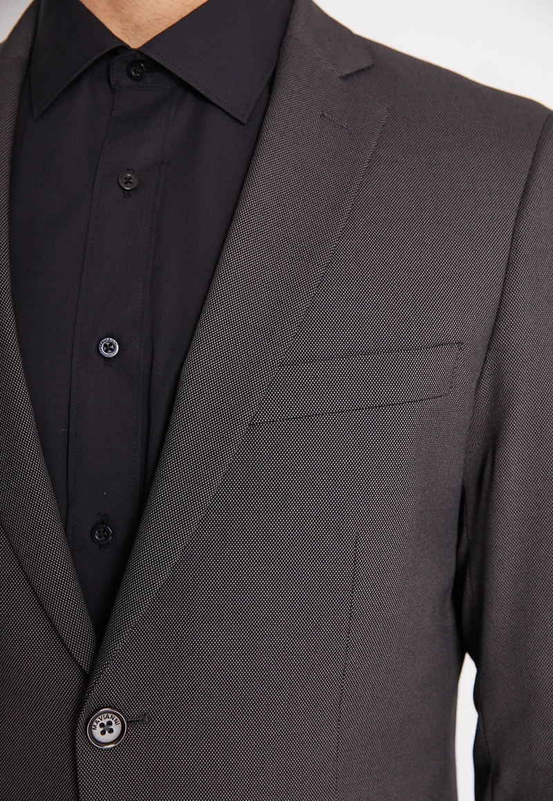 TRAJE FORMAL HOMBRE SLIM TEXTURADO MARENGO - 4