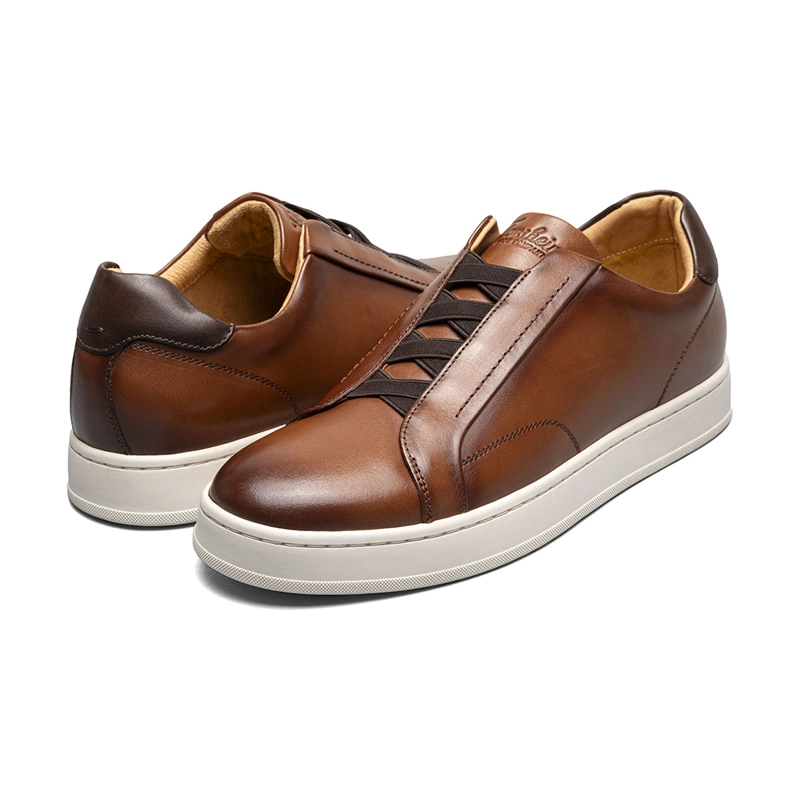 ZAPATILLAS CASUAL MONOPOLI ELASTIC COGNAC - 9