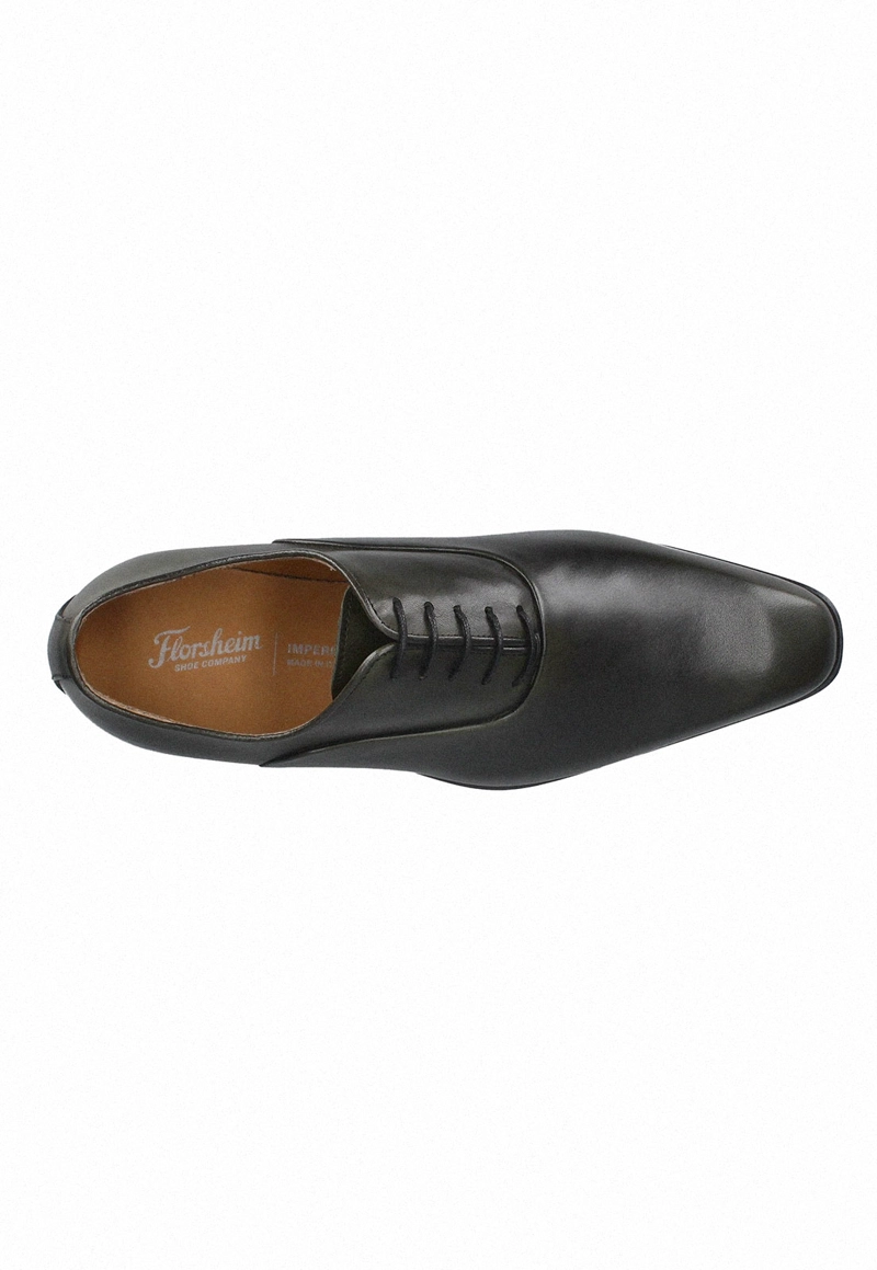 ZAPATOS FORMAL ITALIANOS LUCITO PLAIN TOE BAL OXFORD VERDE - 4