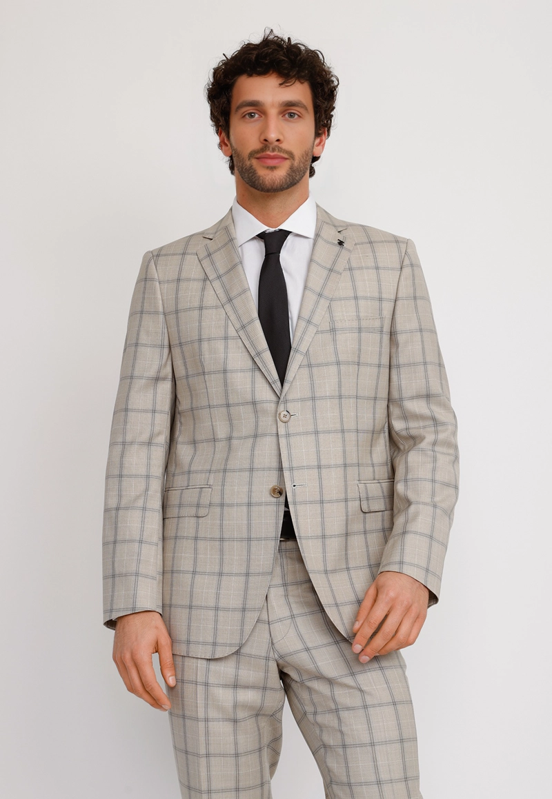 TRAJE HOMBRE FORMAL VERCELLI BEIGE - 1