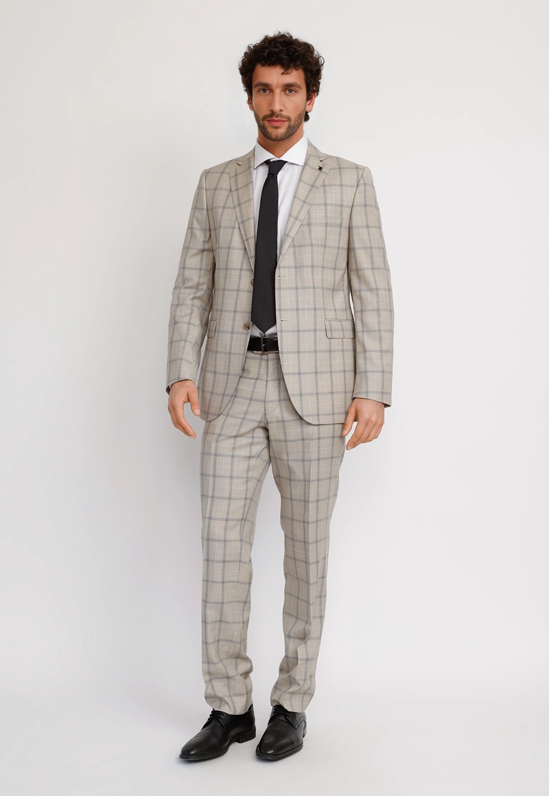 TRAJE HOMBRE FORMAL VERCELLI BEIGE - 4