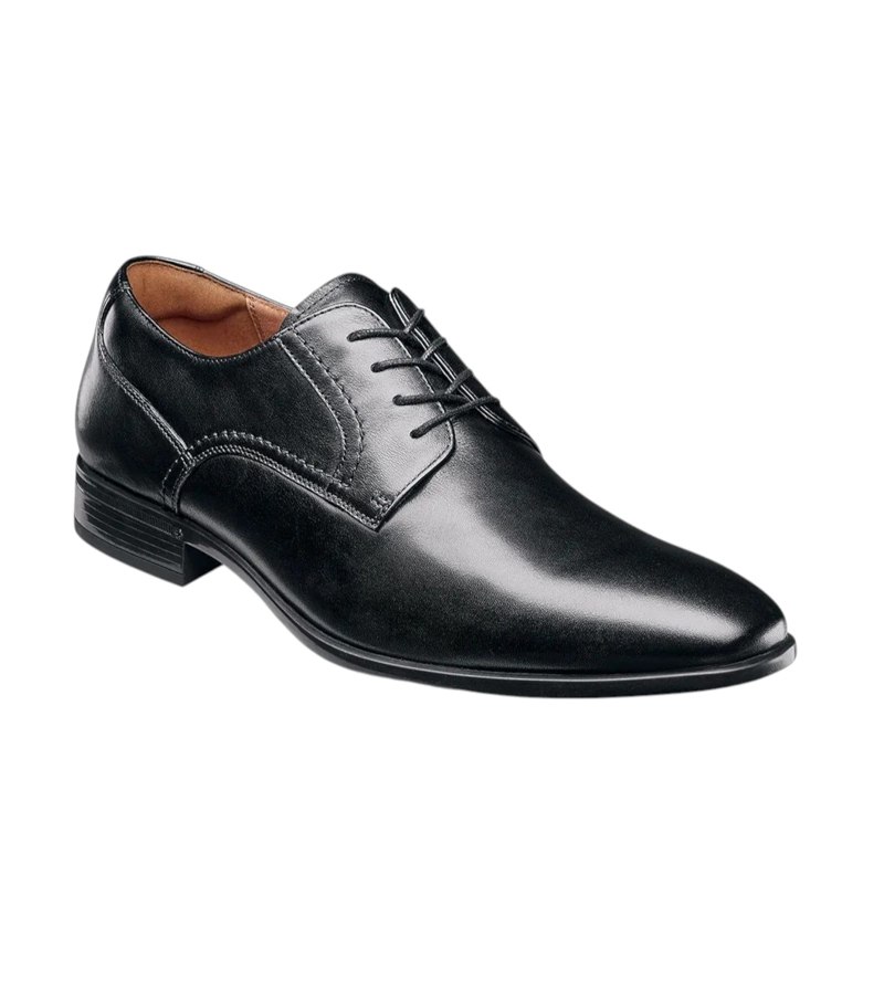 ZAPATOS FORMAL ZAFFIRO PLAIN TOE OXFORD NEGRO - 1