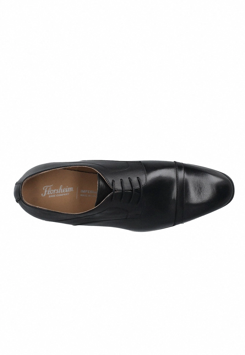 ZAPATOS FORMAL ITALIANOS MOROZZO CAP TOE DERBY NEGRO - 4