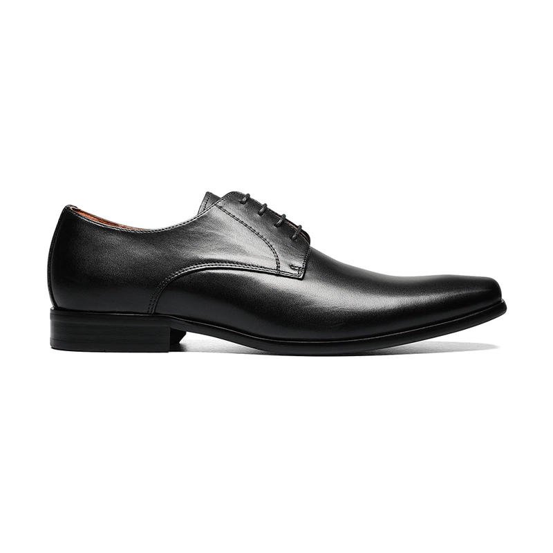 ZAPATOS FORMAL POSTINO PLAIN TOE OXFORD NEGRO LISO - 3