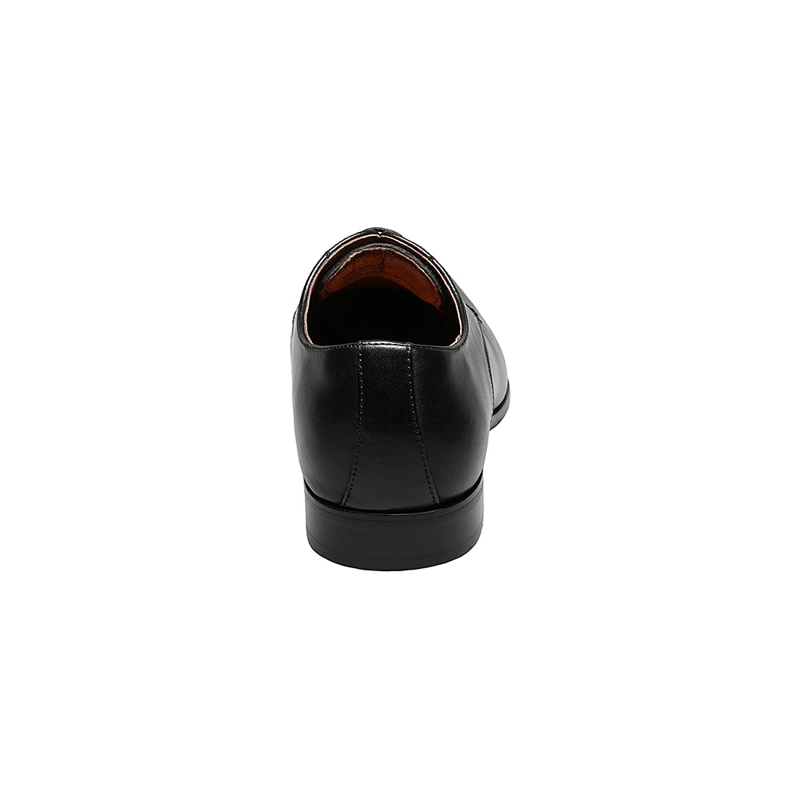 ZAPATOS FORMAL POSTINO PLAIN TOE OXFORD NEGRO LISO - 4