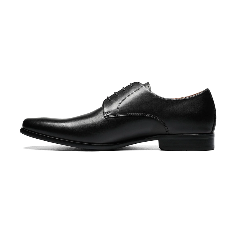 ZAPATOS FORMAL POSTINO PLAIN TOE OXFORD NEGRO LISO - 5