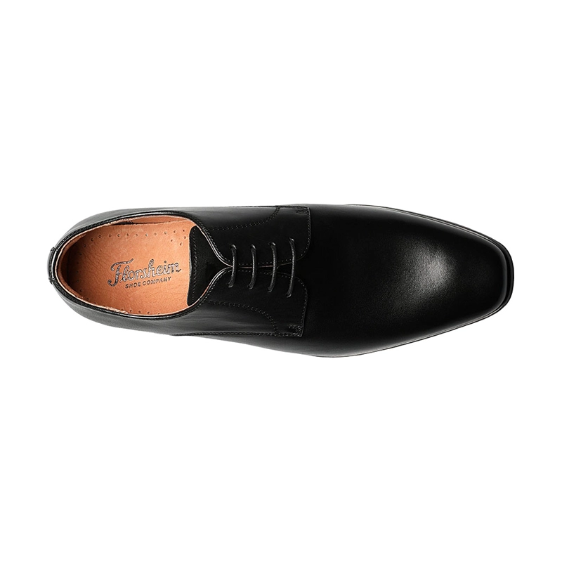 ZAPATOS FORMAL POSTINO PLAIN TOE OXFORD NEGRO LISO - 6