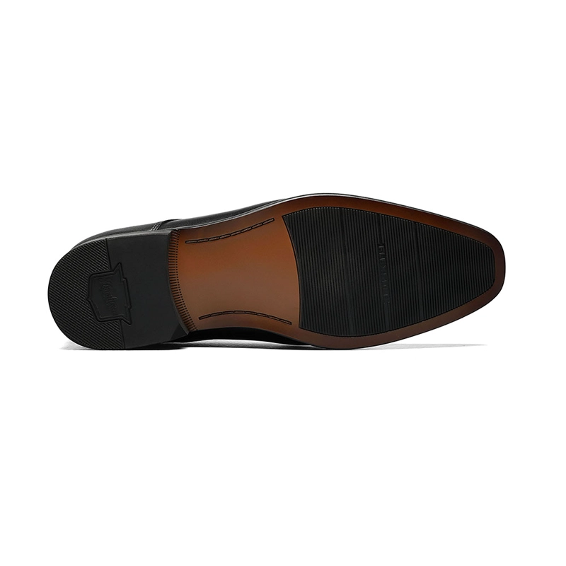 ZAPATOS FORMAL POSTINO PLAIN TOE OXFORD NEGRO LISO - 7