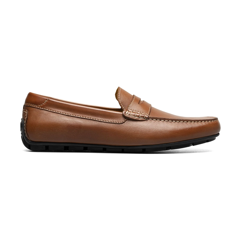 MOCASINES MOTOR SMOOTH MOC TOE PENNY DRIVER COGNAC - 3