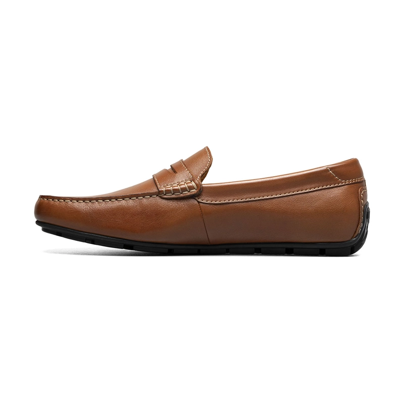 MOCASINES MOTOR SMOOTH MOC TOE PENNY DRIVER COGNAC - 5