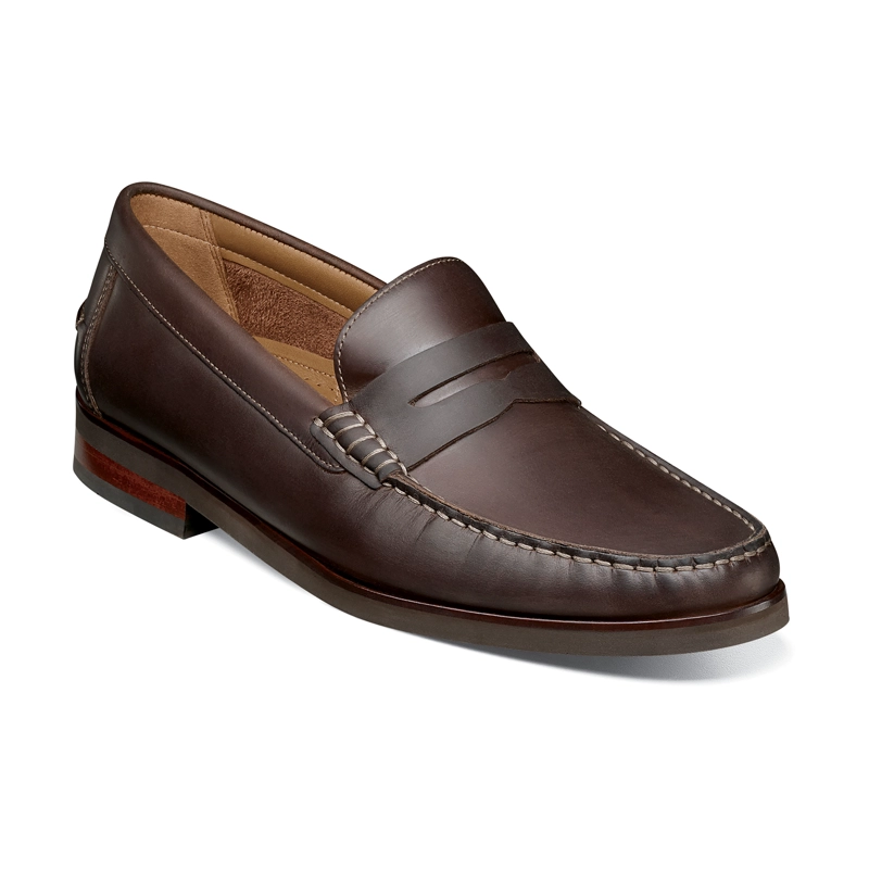 MOCASINES FORMAL BERKLEY FLEX PENNY CAFE - 1