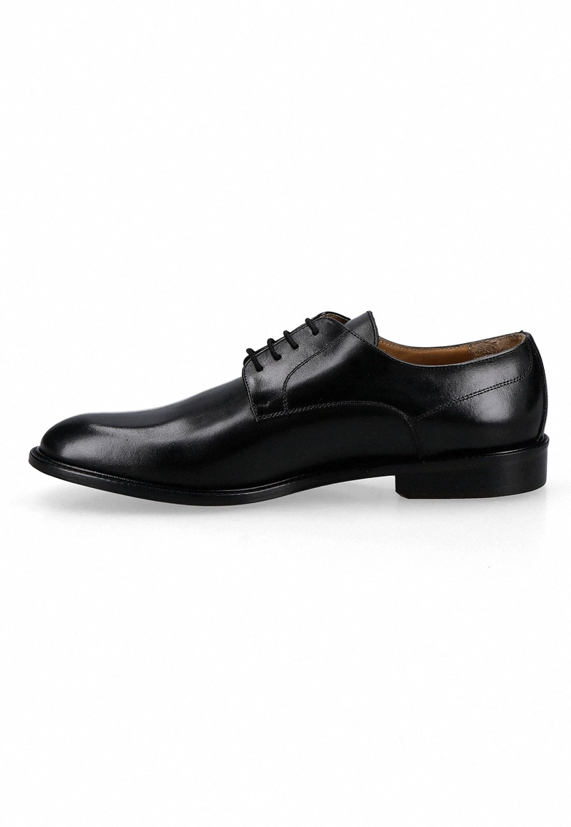 ZAPATOS FORMAL ITALIANOS VOLTAGO PLAIN TOE OXFORD NEGRO - 3
