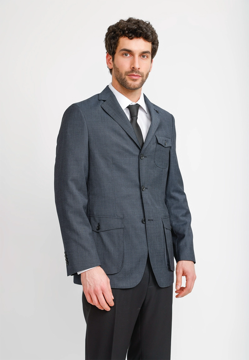 CHAQUETA HOMBRE FORMAL REGULAR CAZADORA MARENGO - 1