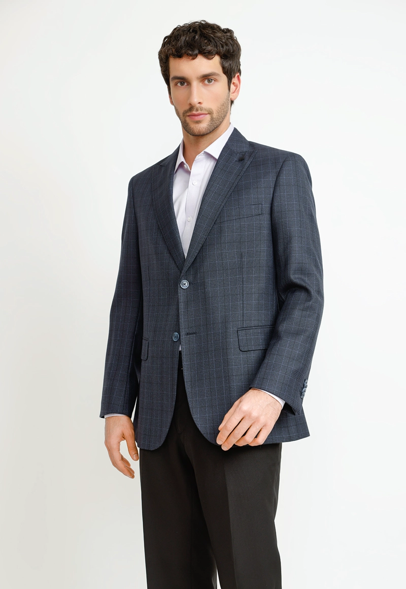 CHAQUETA HOMBRE FORMAL REGULAR EXECUTIVE AZUL - 1