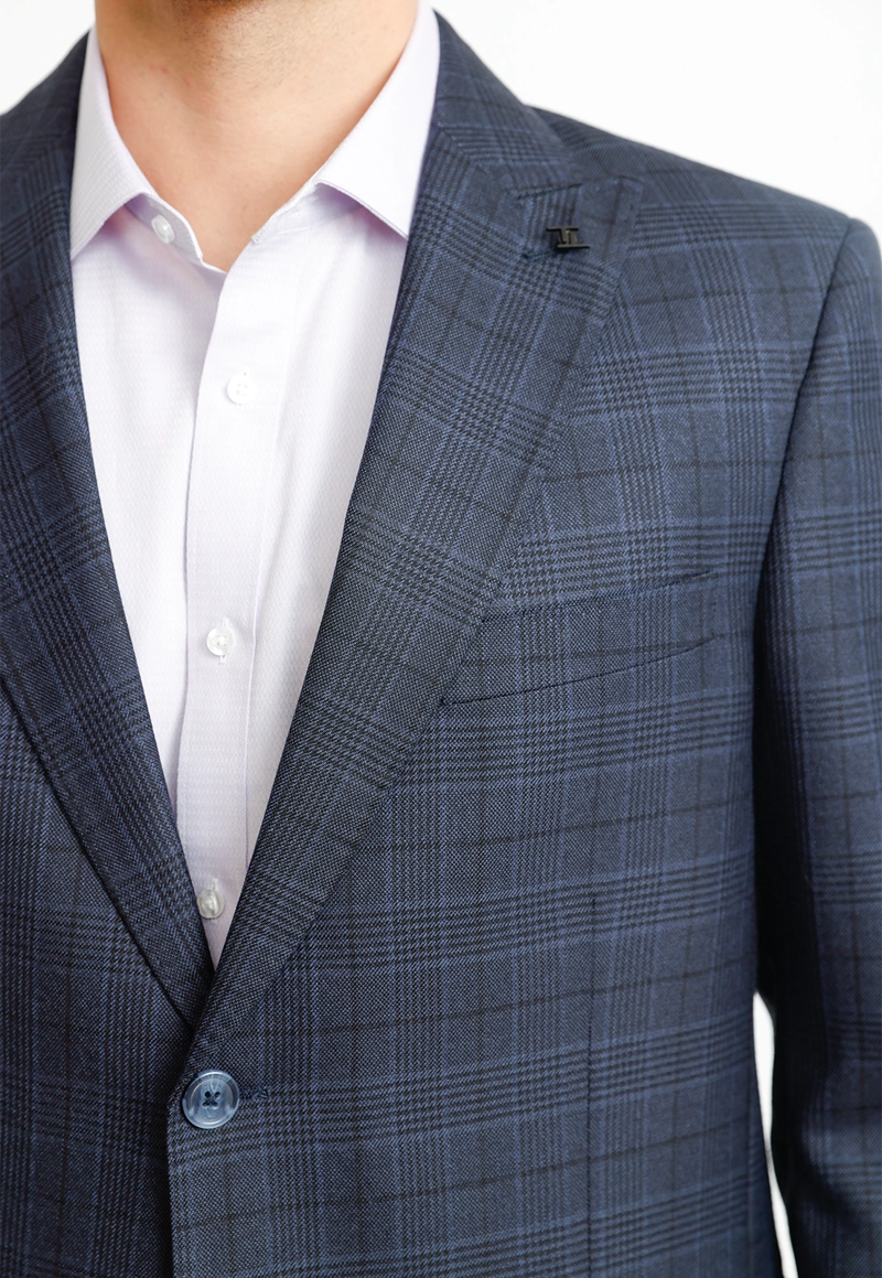 CHAQUETA HOMBRE FORMAL REGULAR EXECUTIVE AZUL - 3