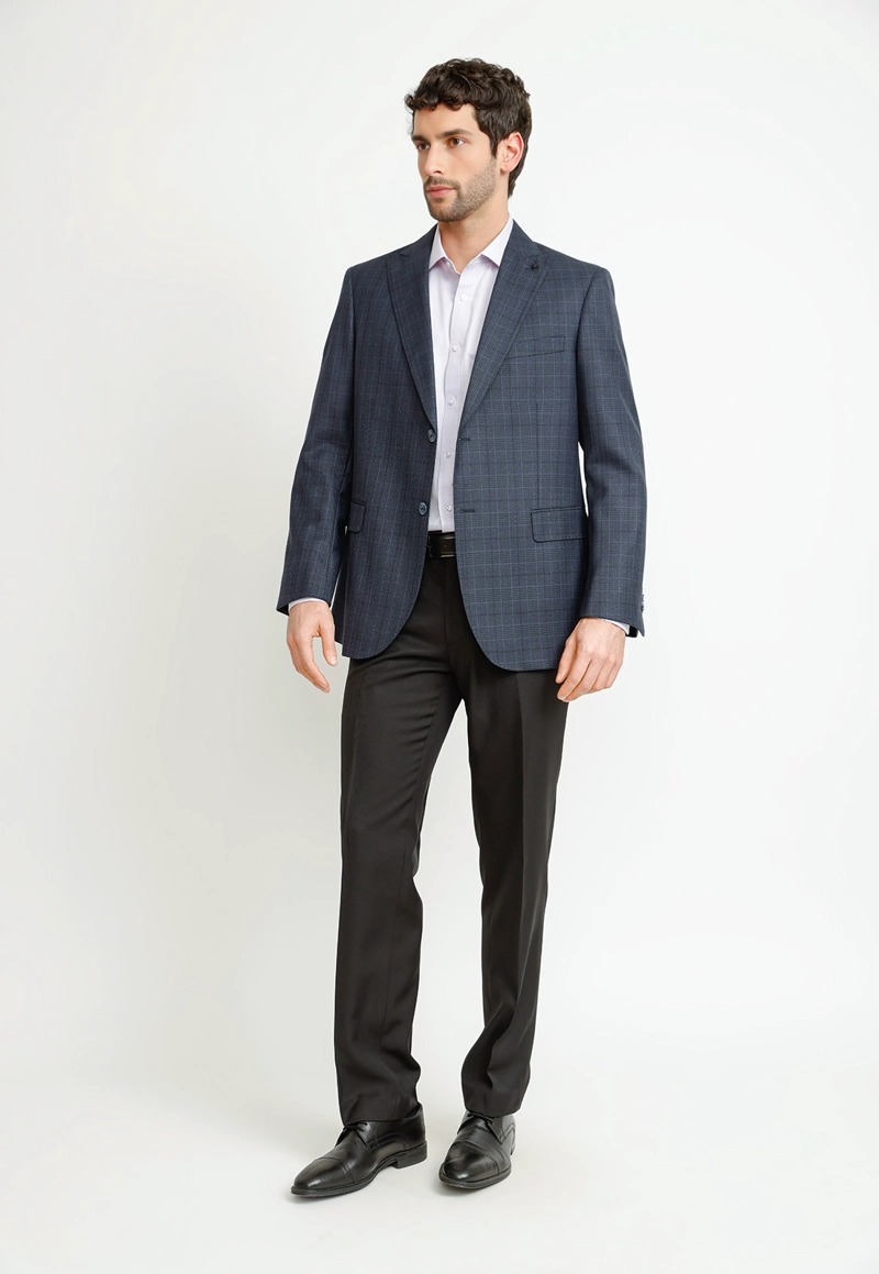 CHAQUETA HOMBRE FORMAL REGULAR EXECUTIVE AZUL - 4