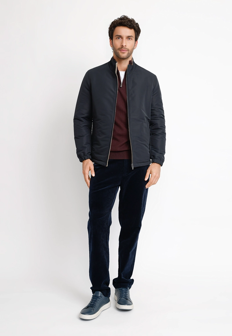 CHAQUETA REVERSIBLE CASUAL HOMBRE TIBERIO BEIGE/AZUL - 5
