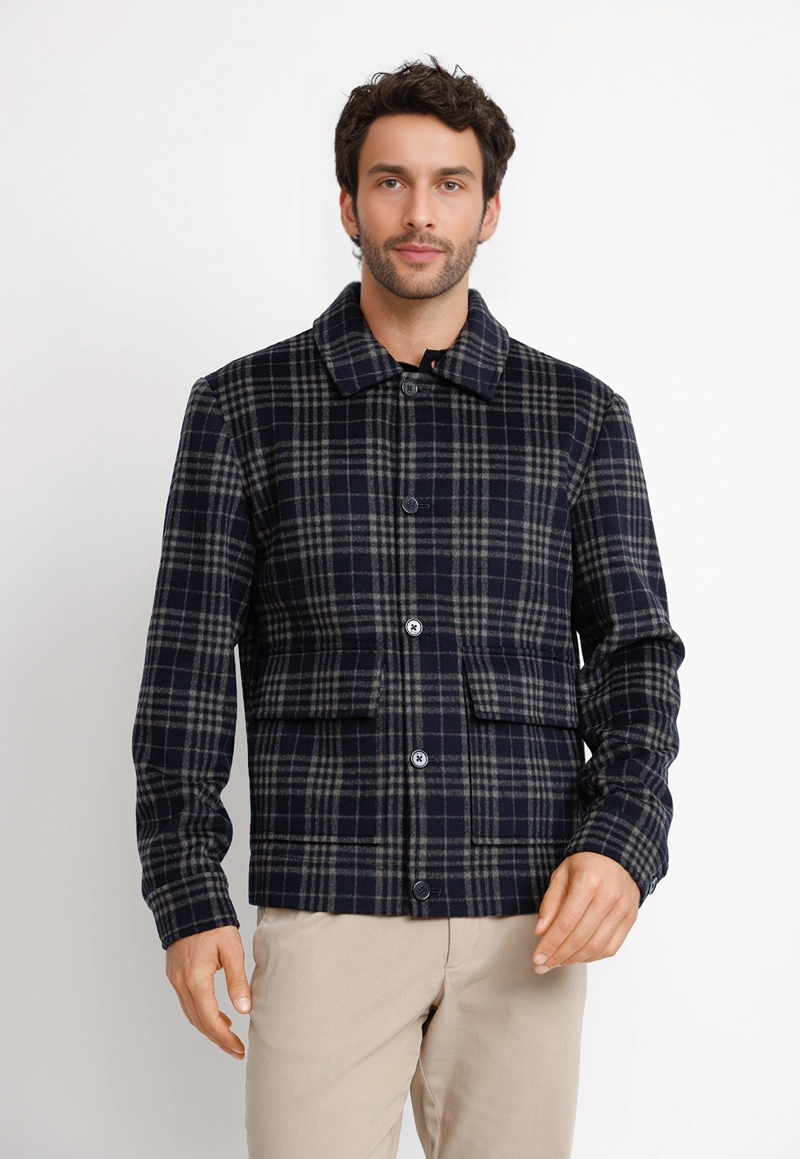 CHAQUETA CASUAL HOMBRE THENA NEGRO - 1