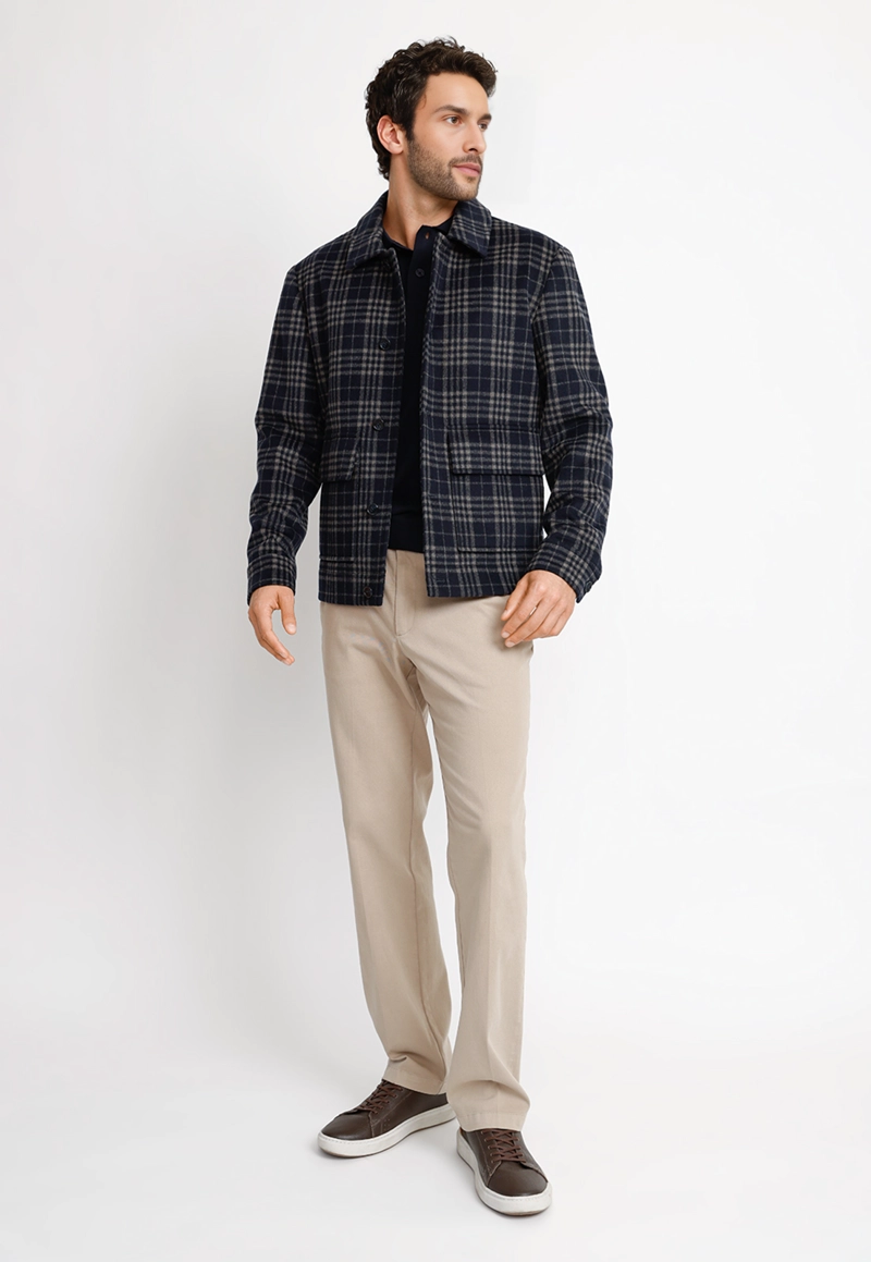 CHAQUETA CASUAL HOMBRE THENA NEGRO - 4