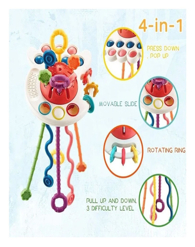 ESTIMULACIÓN SENSORIAL BEBÉJUGUETE MONTESSORI 4 EN 1 - 3