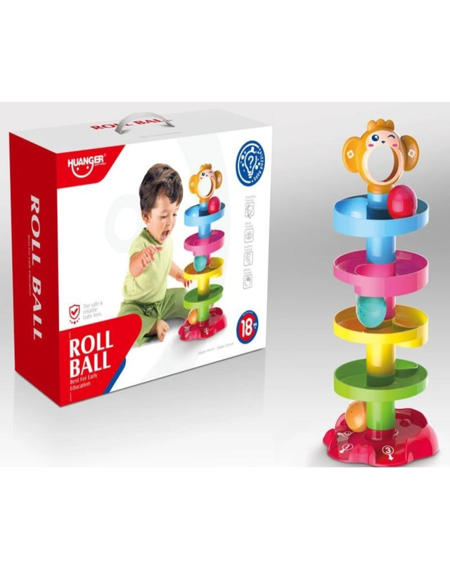 JUEGO DIDÁCTICO MULTICOLOR PELOTITAS ROLL BALLPARA NIÑOS - 4