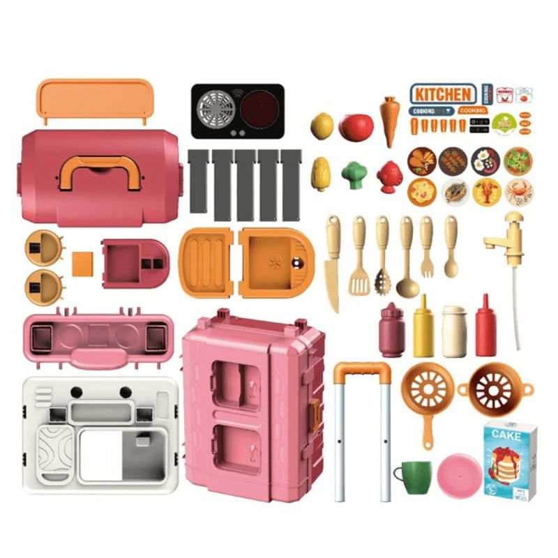 MALETA DE JUEGOS 3 EN 1 - COCINA 49 PIEZAS - 2