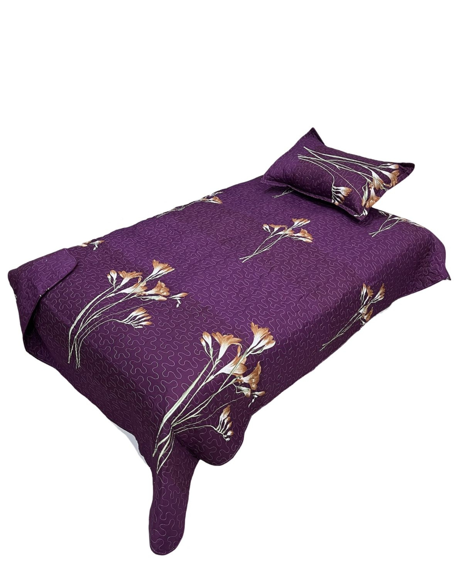 CUBRECAMA ALGODÓN MULTICOLOR QUILT FRESCO PRIMAVERA Y VERANO PLAZA 1/2 D25 - 1