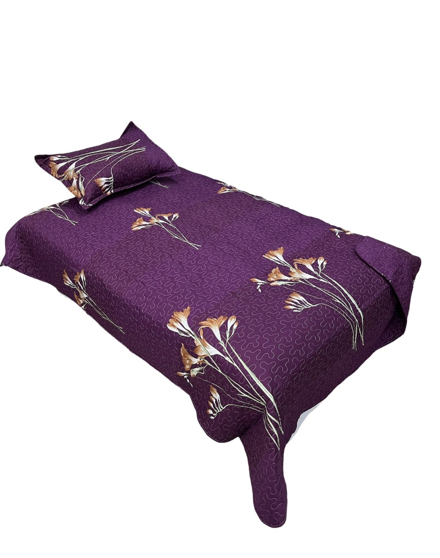 CUBRECAMA ALGODÓN MULTICOLOR QUILT FRESCO PRIMAVERA Y VERANO PLAZA 1/2 D25 - 2