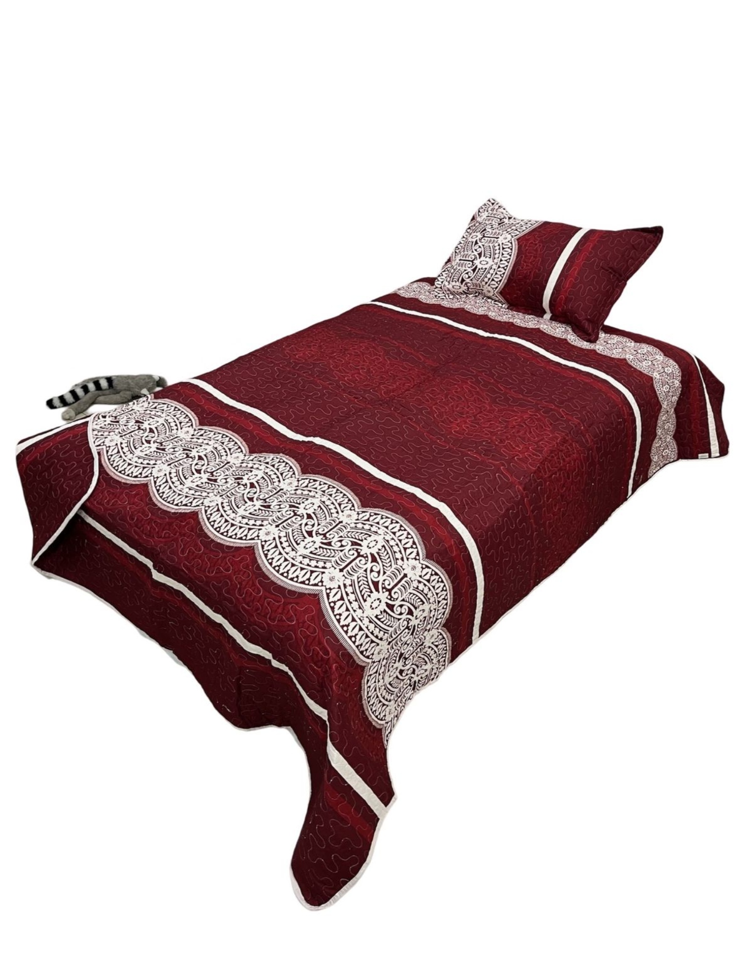 CUBRECAMA ALGODÓN MULTICOLOR QUILT FRESCO PRIMAVERA Y VERANO PLAZA 1/2 D28 - 1