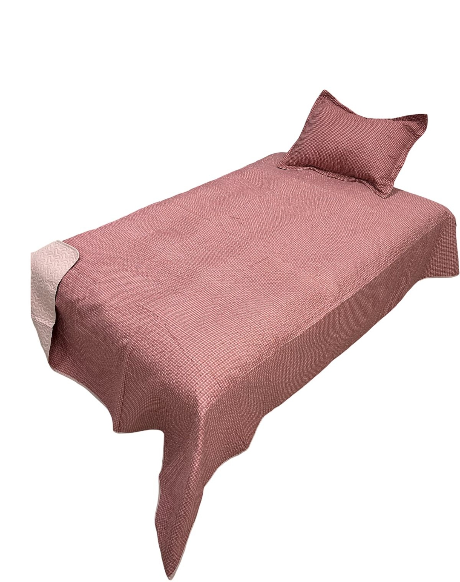 CUBRECAMA ALGODÓN MULTICOLOR QUILT FRESCO PRIMAVERA Y VERANO PLAZA 1/2 D21 - 1