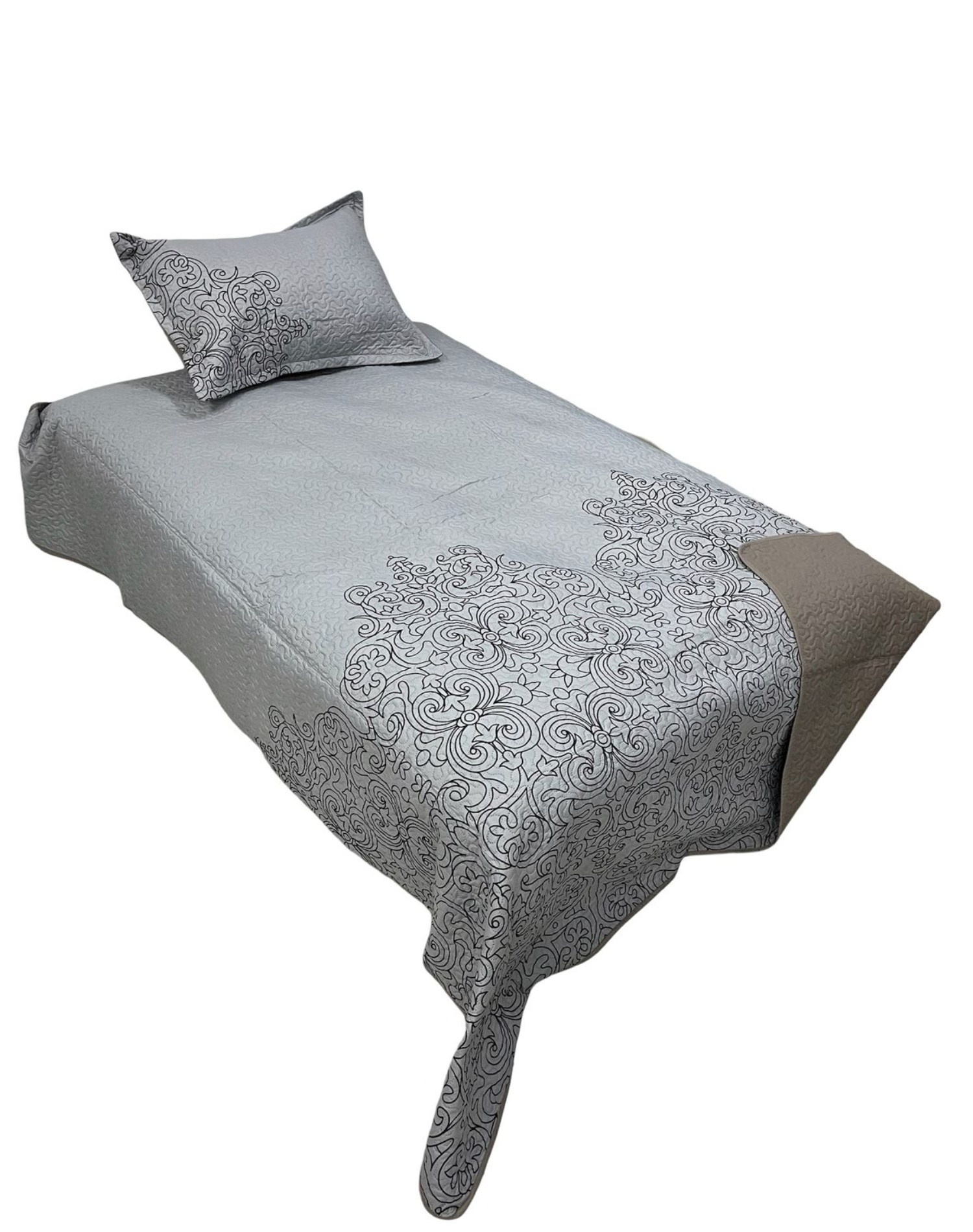 CUBRECAMA ALGODÓN MULTICOLOR QUILT FRESCO PRIMAVERA Y VERANO PLAZA 1/2 D24 - 2