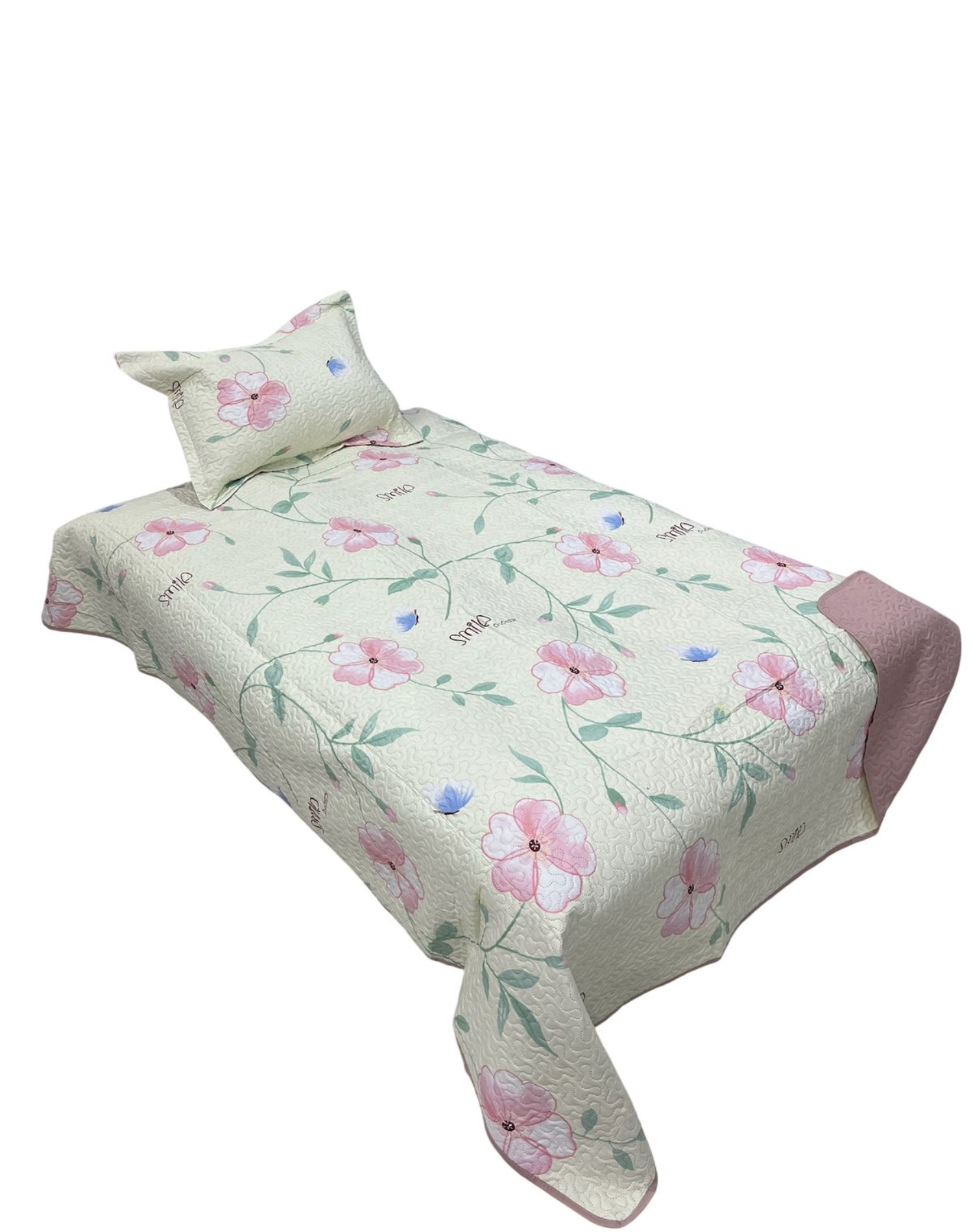 CUBRECAMA ALGODÓN MULTICOLOR QUILT FRESCO PRIMAVERA Y VERANO PLAZA 1/2 D6 - 2