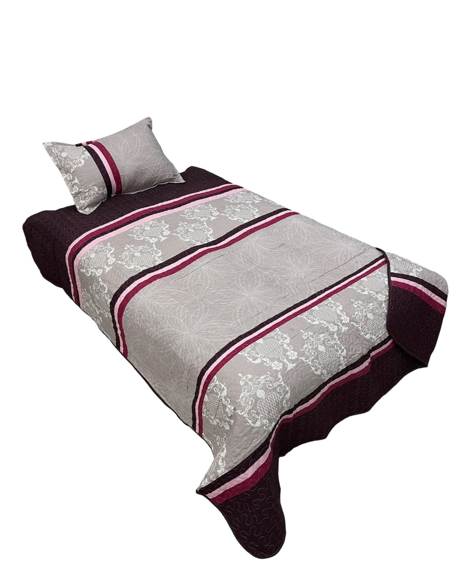 CUBRECAMA ALGODÓN MULTICOLOR QUILT FRESCO PRIMAVERA Y VERANO PLAZA 1/2 D19 - 2