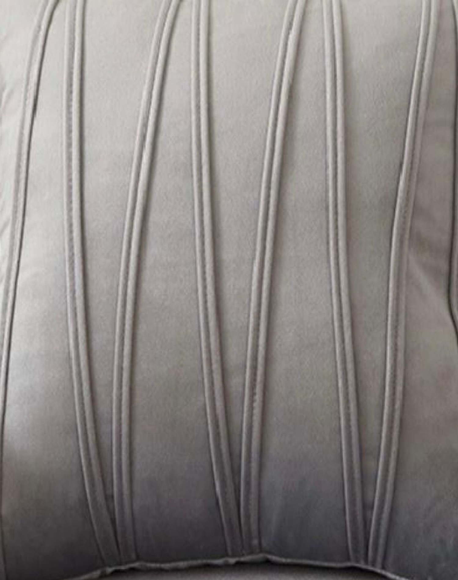 FUNDA COJÍN SET 4 ESTILO TERCIOPELO GRIS - 2