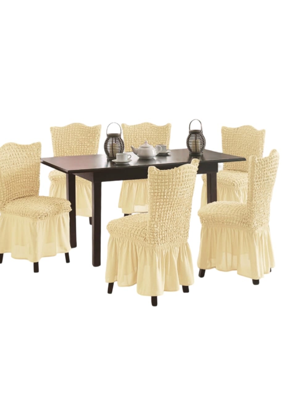 FUNDA SILLA TURCAS PACK 6 UNDS T3 BEIGE - 1