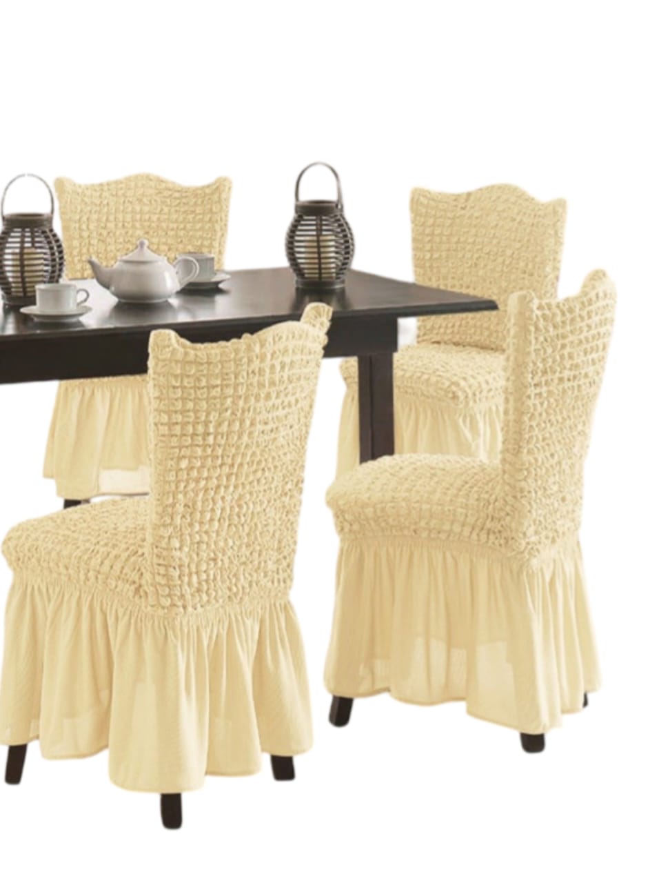FUNDA SILLA TURCAS PACK 6 UNDS T3 BEIGE - 2