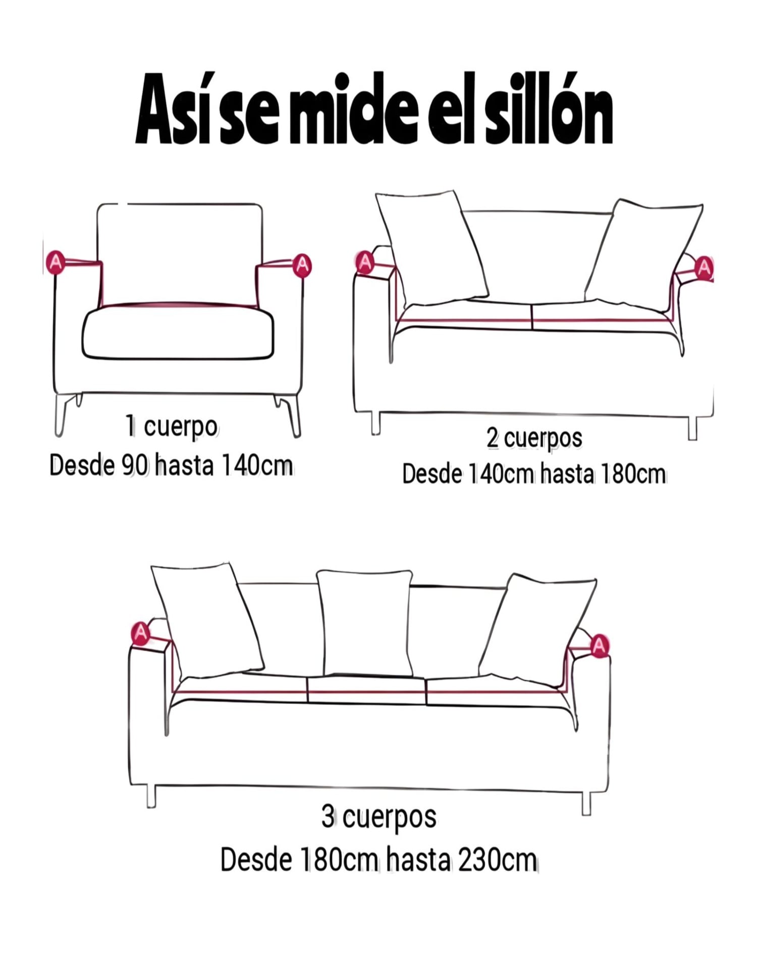 FUNDA JUEGO TURKAS CUADRILLE 3+1+1 D5.1 ROSADO - 4