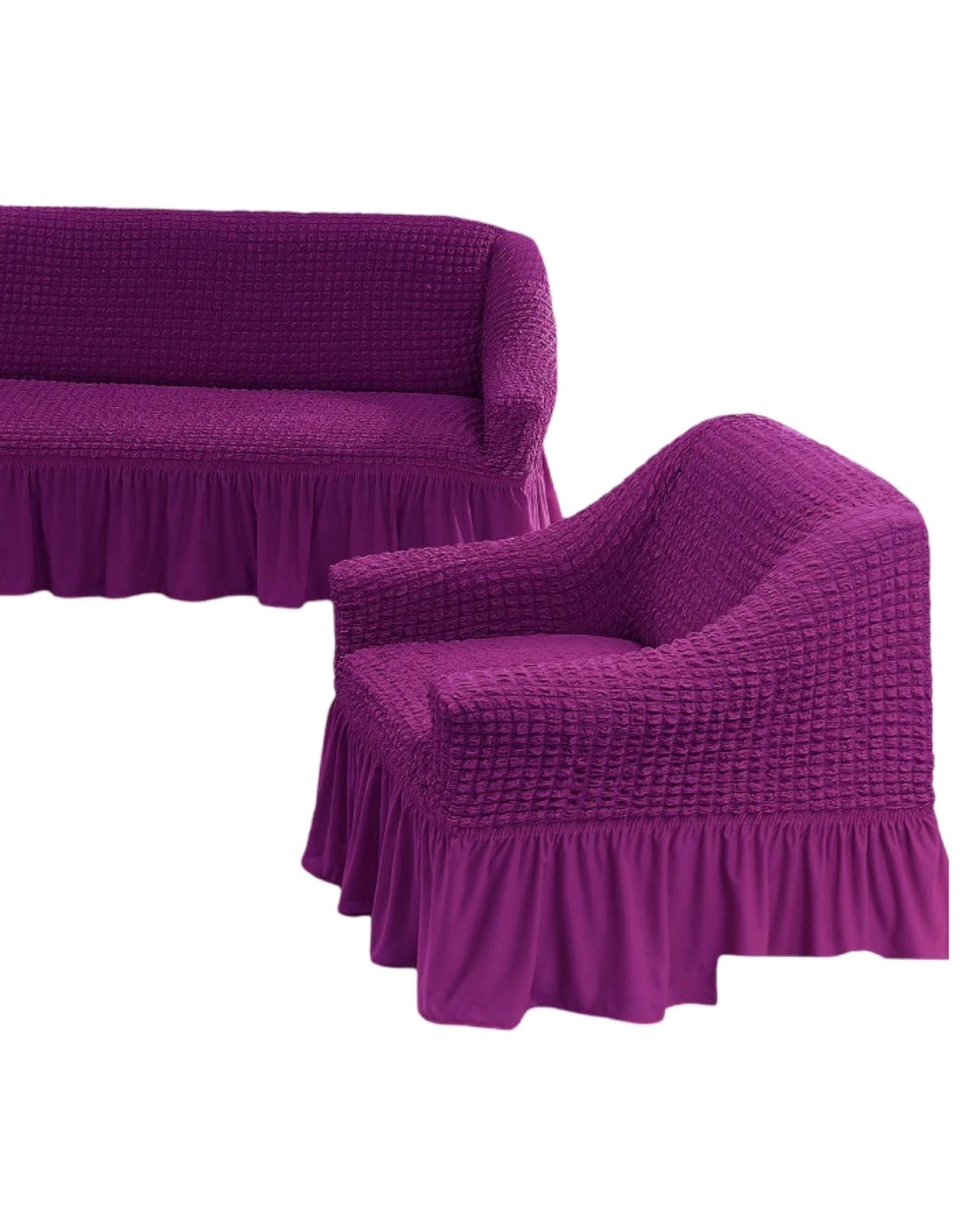 FUNDA JUEGO TURKAS CUADRILLE 3+1+1 D5.2 MORADO - 2