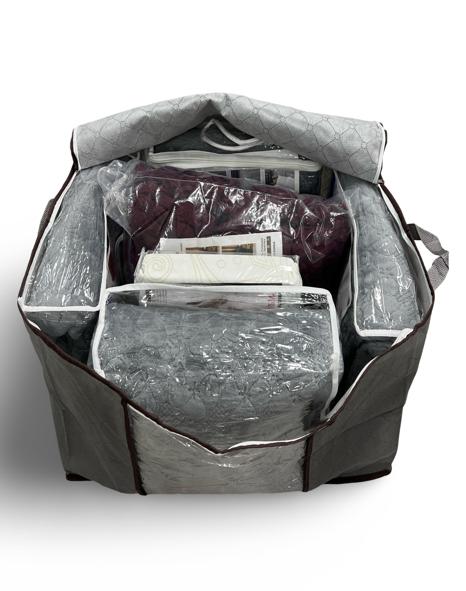 BOLSAS PLEGABLES PARA ROPA Y MANTAS - SET DE 3 - 3