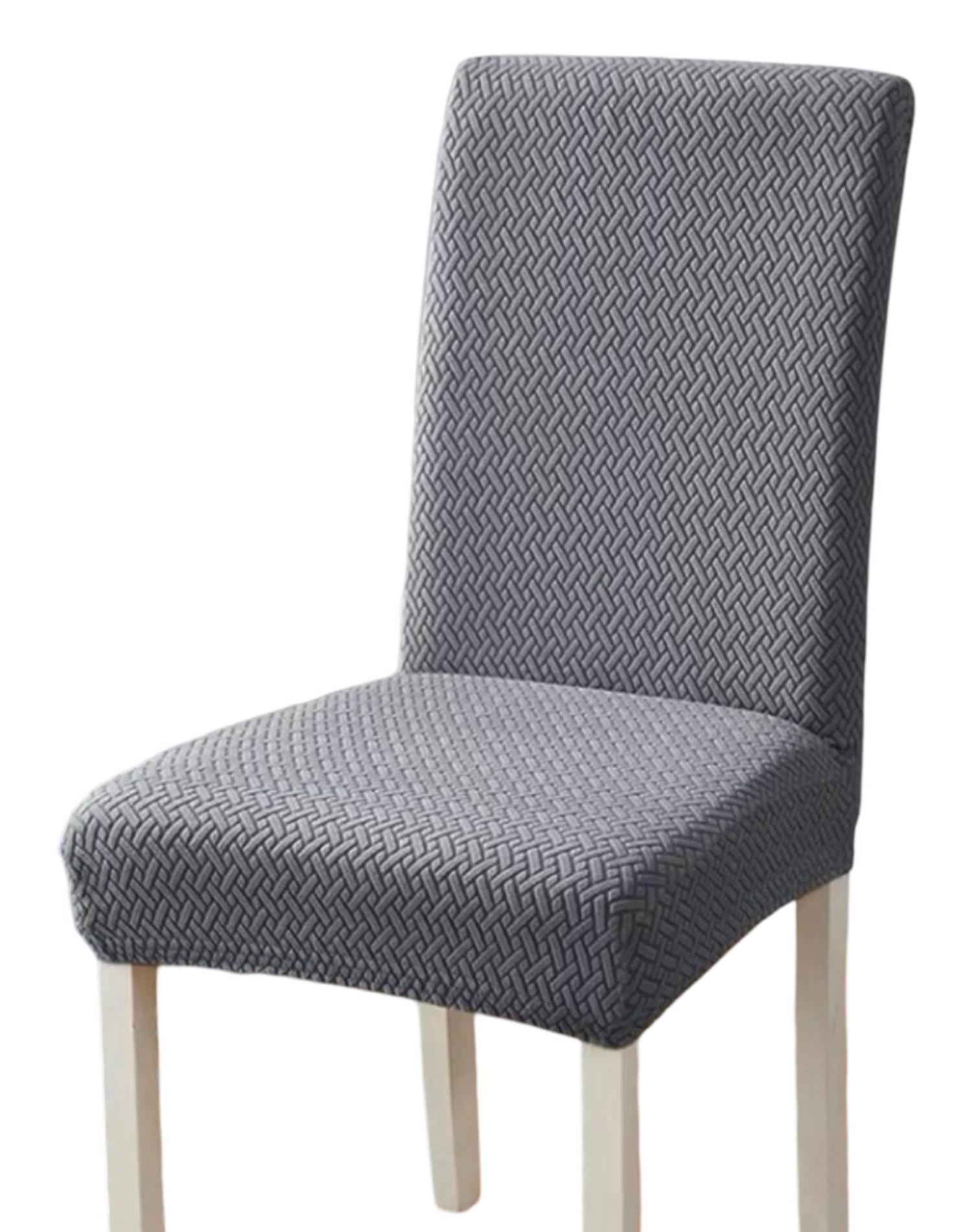 FUNDA TEXTURIZADAS SILLA PACK 6 A2 GRIS - 1