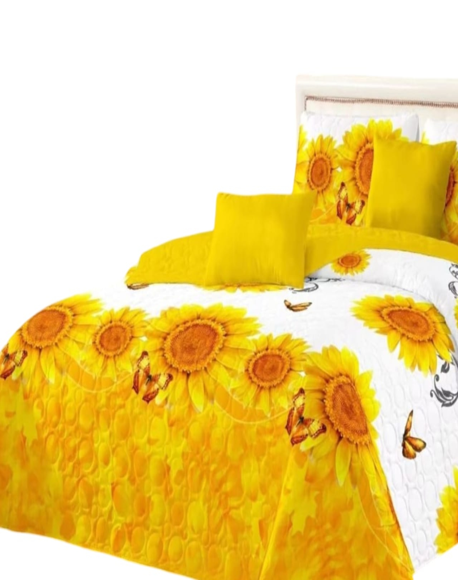 CUBRECAMA MULTICOLOR QUILT DISEÑO 2 PLAZAS PRIMAVERA VERANO A3 - 2