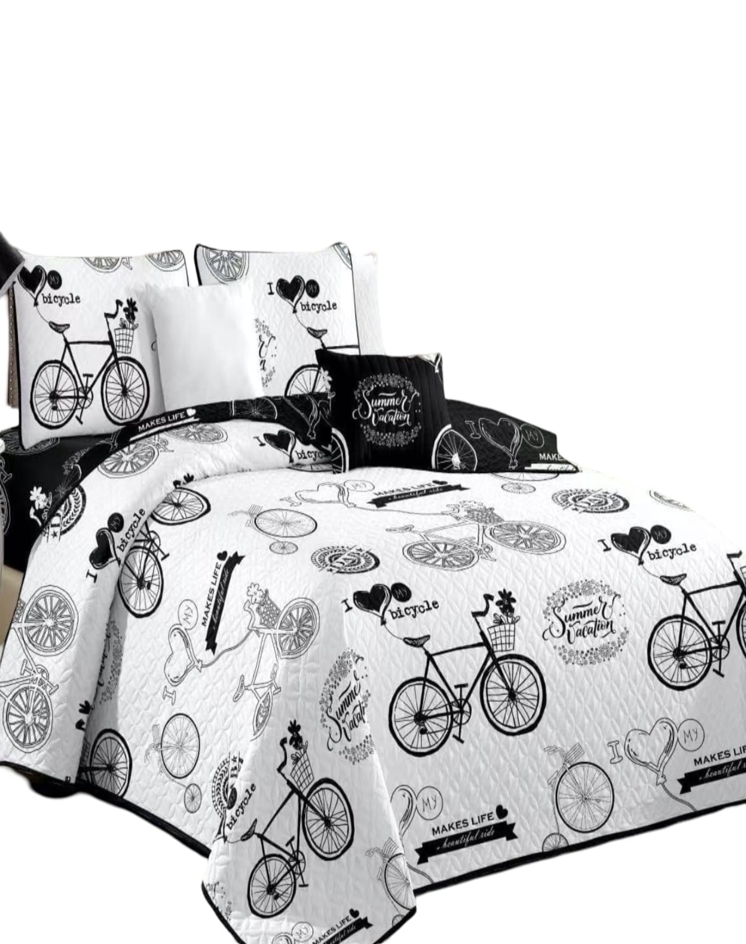 CUBRECAMA MULTICOLOR QUILT DISEÑO 2 PLAZAS PRIMAVERA VERANO C1 - 1