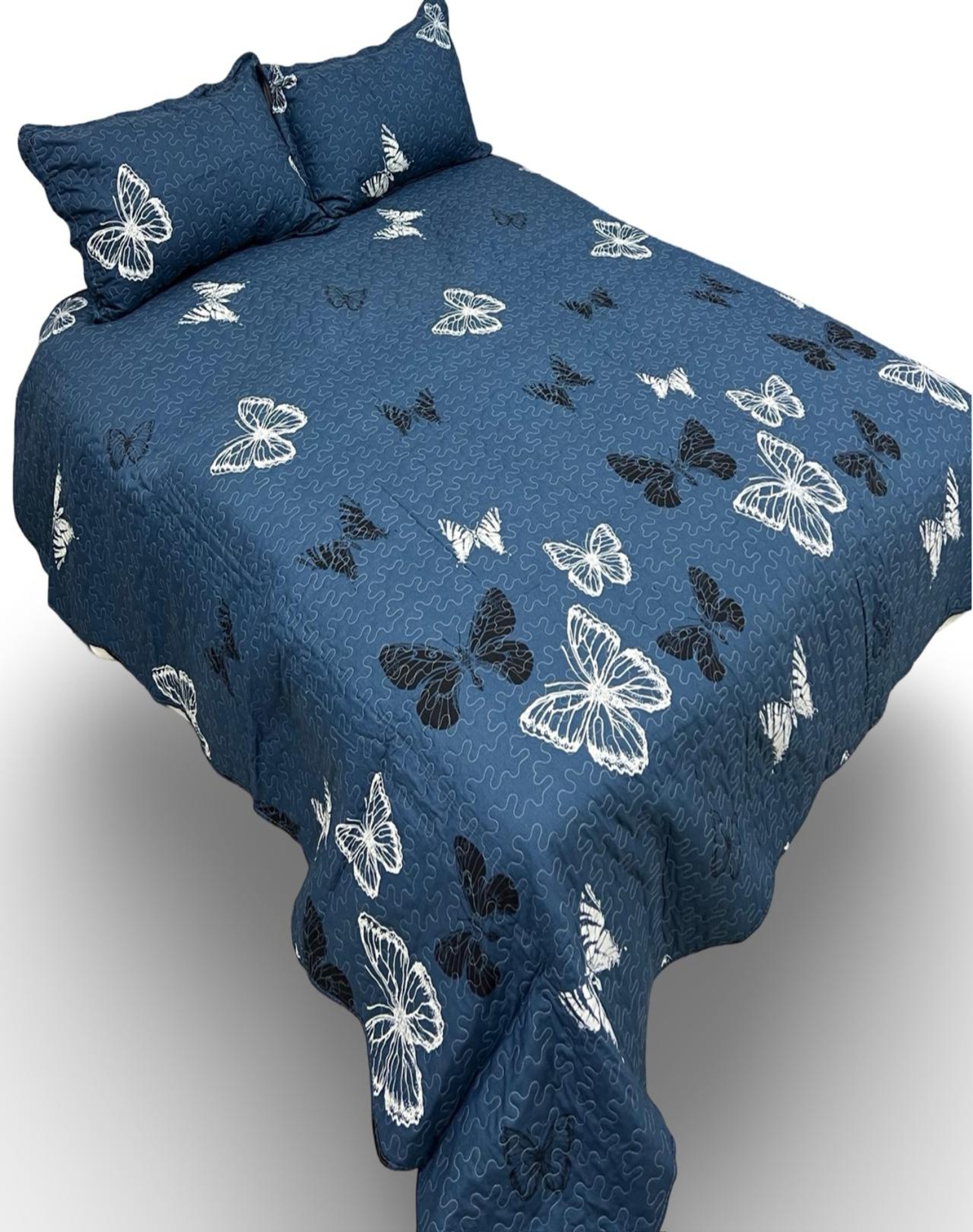 CUBRECAMA MULTICOLOR QUILT LUMINOSO 2 PLAZAS VERANO L3 - 5