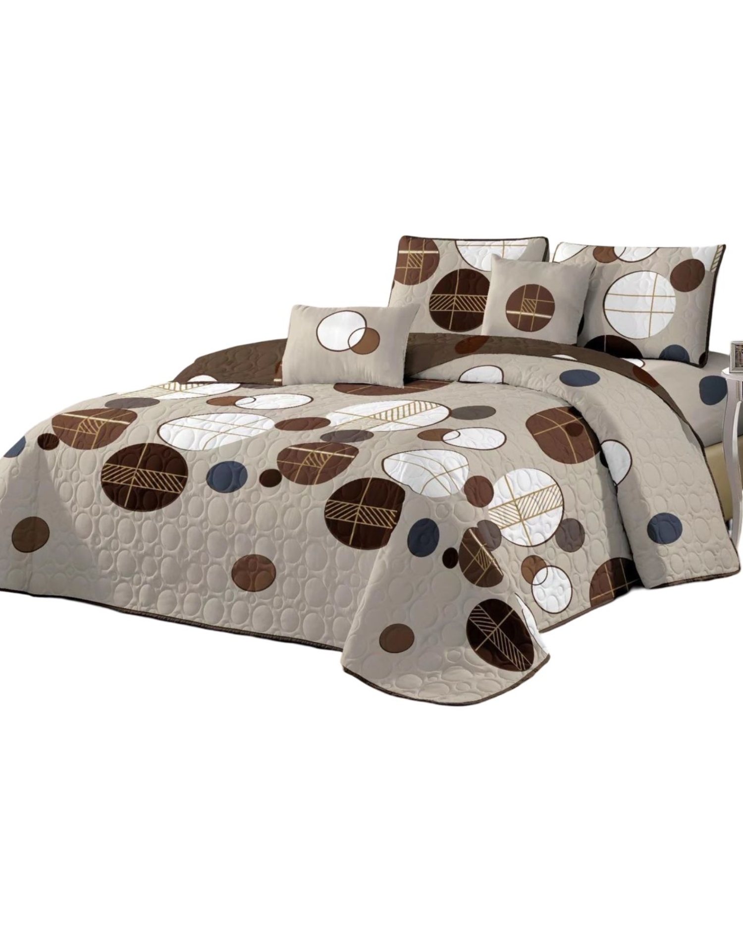 QUILT MULTICOLOR REVERSIBLE VERANO DISEÑO FRESCO D19 - 2