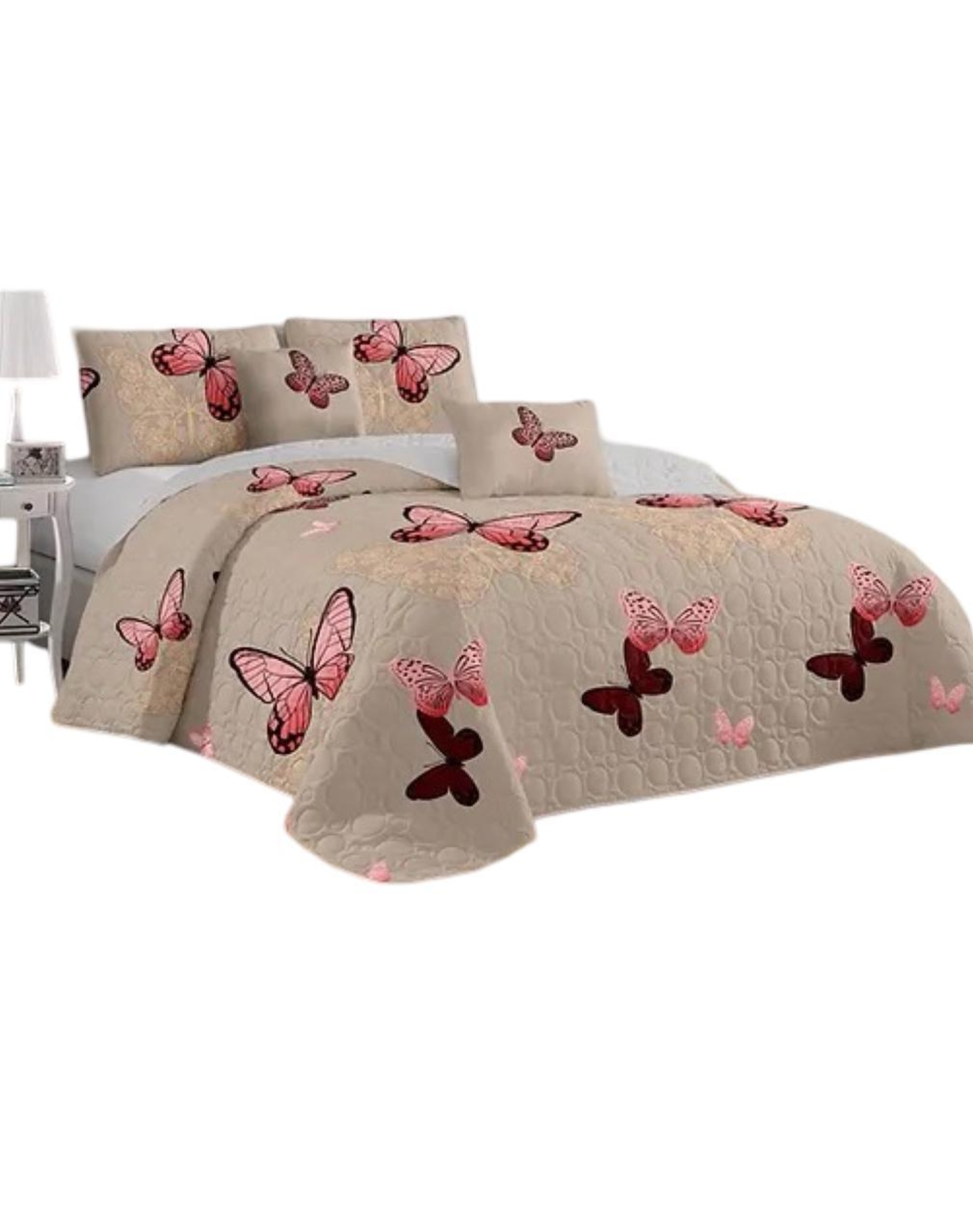 CUBRECAMA MULTICOLOR QUILT 2 PLAZAS VERANO LIGERO Y SUAVE E22 - 1